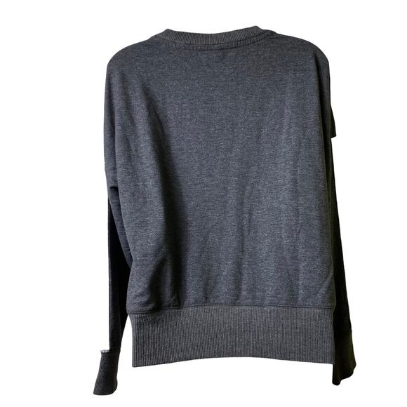 Victoria's Secret Pink Cold Shoulder Sweatshirt Size Small (2472) - Picture 2 of 4